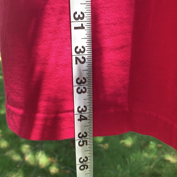 Lands End Brand Ladies size L 14-16 Magenta Pink Cotton Sheath Sleeveless Dress - Picture 9 of 12